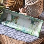 Platón hondo melamina rectangular tortugas