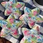 Botaneros de colores en forma de estrella de mar -Set 4 pzas 