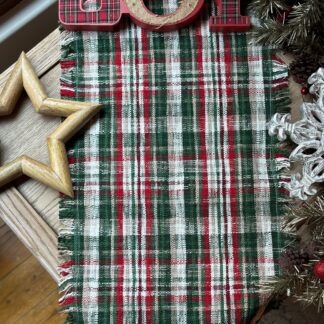 Camino doble de mesa tartán
