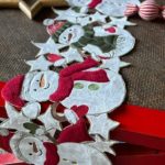 Camino snowmans bordado