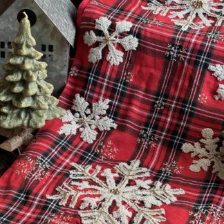 Camino de mesa scotch con copos