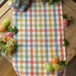 Camino de mesa cuadros