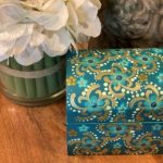 Caja alebrije chica verde agua