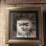 Cuadro 3D libelula verde