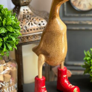 Pato Grande botas rojas