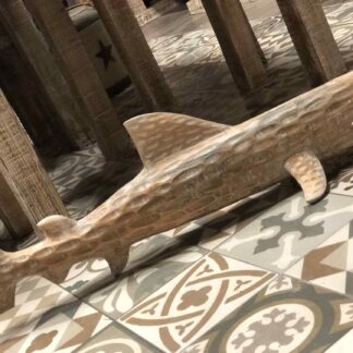 Tiburón de Madera Natural